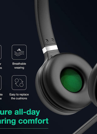 Yealink WH62 Mono UC Wireless Noise Canceling Headset - Connects and Works with USB Enabled Deskphones, Computers and Softphones.