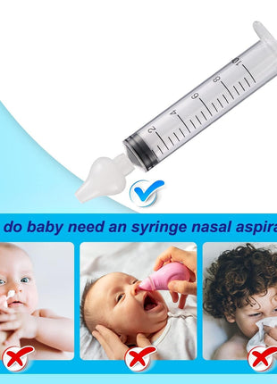 Nasal Syringe for Baby - 4PCS - Safe Silicon Baby Nasal Aspirator Qucik Syringe Nose Cleaner Rinsing Tool for Baby/Infant/Kid