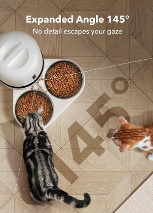 PETLIBRO Automatic Cat Feeder with Camera for Two Cats, 1080P HD Video with Night Vision, 5G WiFi Pet Feeder with Phone APP Control, 2-Way Audio for Cat & Dog, Low Food & Motion & Sound Alerts