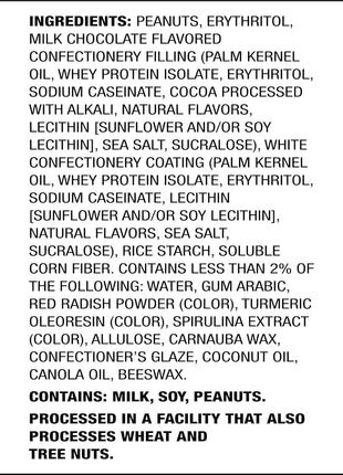 Quest Nutrition Coated Candies, Chocolatey Peanut, 1g Sugar, 10g Protein, 4g Net Carbs, Gluten Free, Keto Friendly, 12 Count