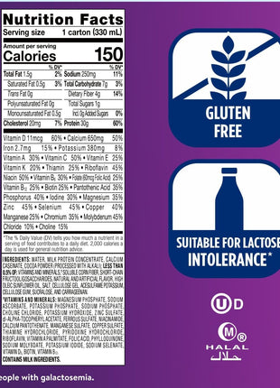 Ensure Max Protein Milk Chocolate Shake, 30g High Protein, 12 Pack | 30g protein to support muscle health & manage hunger for adults; each protein shake has 1g sugar, 150 calories, 4g fiber