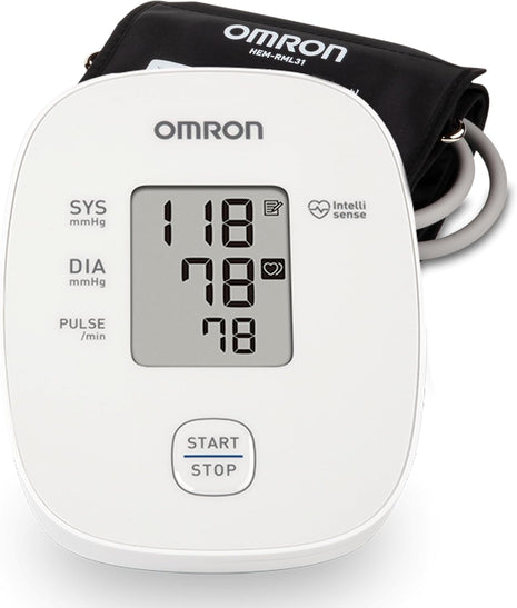 OMRON Iron Blood Pressure Monitor & Upper Arm Blood Pressure Cuff | For Home Use - #1 Doctor & Pharmacist Recommended Brand - Clinically Validated
