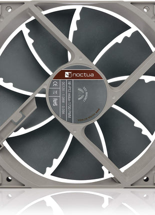 Noctua NF-P12 redux-1700 PWM, Quiet Fan 120mm | High Airflow, Low Noise, 25mm Thick Fan for PC and Electronics Cooling Streamlined Package 1700rpm 4-Pin PWM