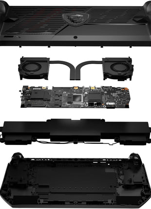 msi Claw PC Gaming Handheld: Intel Ultra 7-258V, 7" FHD 120Hz Display, 32GB LPDDR5, 512GB NVMe SSD, MicroSD Card Reader, Thunderbolt 4, Win 11 Home: Black 7 AI+ A2VM-001US