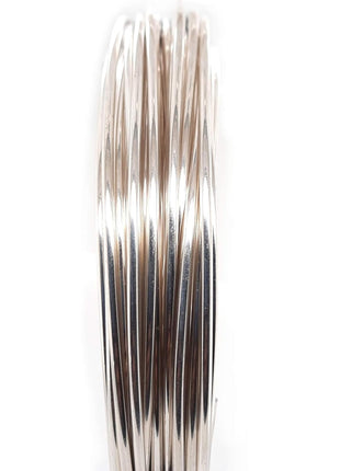 CRAFT WIRE 18 Gauge, 925 Sterling Silver Wire (Round) Half Hard Made in USA - 5FT