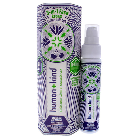 Human+Kind Age-Defying Facial Cream - Smoothing, Tightening, Brightening Cream with Herbal Skin Smoothing Formula and Shea Butter - Reduce Fine Lines and Wrinkles - Vegan and Cruelty Free - 1.69 oz
