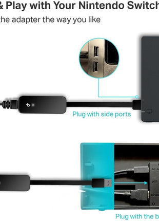 TP-Link USB to Ethernet Adapter (UE306), Supports Nintendo Switch, 1Gbps Gigabit RJ45 to USB 3.0 Network Adapter, Foldable & Portable Design, Plug and Play, Compatible with Windows, macOS, and Linux