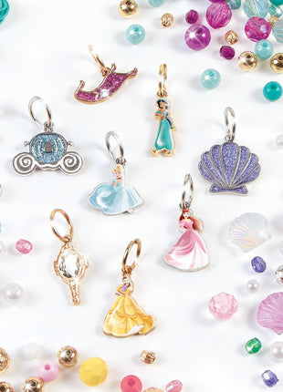 Make It Real: Disney Princess: Castle Style DIY Bracelet Kit - 332 pcs Jewelry Set, Create 12 Bracelets, 8 Exclusive Charms, Girls & Kids Ages 6+
