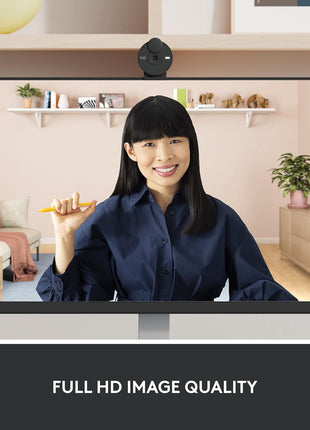 Logitech Brio 305 Full HD 1080P Webcam with Privacy Shutter, Mono Noise Reduction Mics, Works with Zoom, Microsoft Teams, Google Meet, Nintendo Switch 2's New GameChat Mode, Auto Light Correction