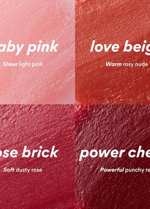 innisfree Duitint Lip Cream with Hyaluronic Acid & Ceramide - Korean Hydrating Tint Balm - Power Cherry Shade