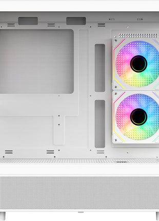 Sama Neview 4361 White Dual USB3.0 and Type C Tempered Glass ATX Mid Tower