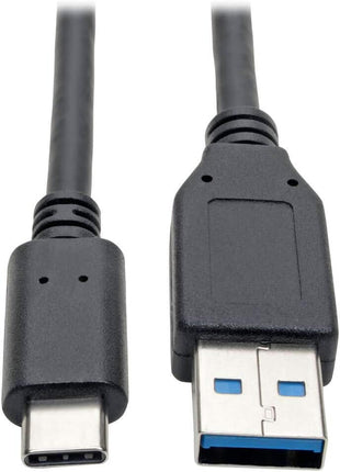 Tripp Lite USB C to USB A Cable, USB 3.1 Gen 1, Male to Male, Black, 6-ft. (U428-006)