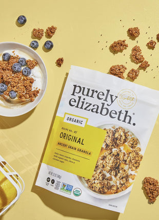 Purely Elizabeth Organic Original, Ancient Grain Granola, Gluten-Free, Non-GMO (3 Ct, 12oz Bags)
