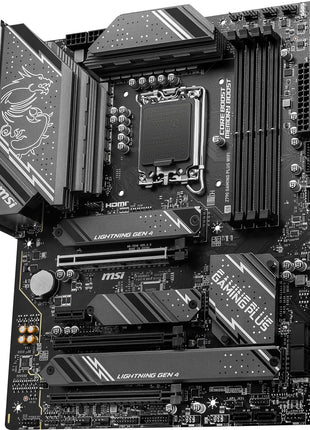 MSI Z790 Gaming Plus WiFi-AMZ Gaming Motherboard (Support 14th/13th/12th Gen Intel Processors, LGA 1700, DDR5, PCIe 5.0, M.2 Slots, 2.5Gbps LAN, USB 3.2 Gen2, Wi-Fi 6E, Bluetooth 5.3, ATX)