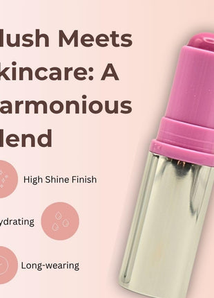 Haus Labs Color Fuse Longwear Hydrating Glassy Lip + Cheek Blush Balm Stick - Glassy Lilac