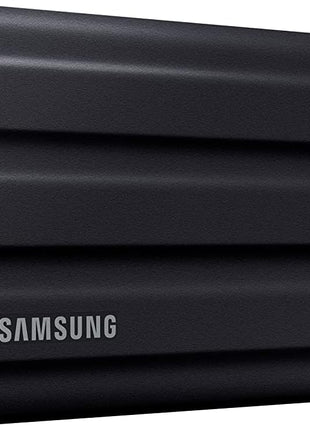 Samsung T7 Shield 2TB, Portable SSD, up-to 1050MB/s, USB 3.2 Gen2, Rugged,IP65 Water & Dust Resistant, for Photographers, Content Creators and Gaming, Extenal Solid State Drive (MU-PE2T0S/AM), Black