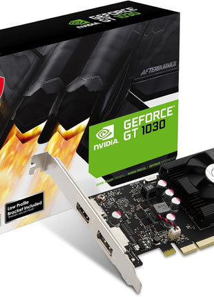 msi Gaming GeForce GT 1030 4GB DDR4 64-bit HDCP Support DirectX 12 DP/HDMI Single Fan OC Graphics Card (GT 1030 4GD4 LP OC)