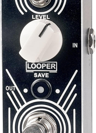 Sondery Looper Pedal Triple Loop, Each Track 30 Minutes Looping Time, Access to Upload/Download Music Files Via Enclosed USB Cable from/to Each Track, Unlimited Overdubs Undo/Redo, True Bypass