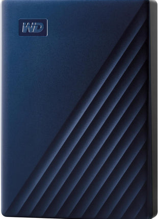 WD 6TB My Passport for Mac, Navy, Portable External Hard Drive with Backup Software and Password Protection, USB 3.1/USB 3.0 Compatible - WDBK6C0060BBL-WESN