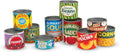 Melissa & Doug Let's Play House, 10 Grocery Cans with Removable Lids, Toy Food & Play Kitchen Accessories, Preschool Learning Toys for Girls & Boys 3+