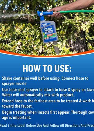 Cutter Backyard Bug Control Spray Concentrate (2 Pack), Kills Mosquitoes, Fleas & Listed Ants, 32 fl Ounce