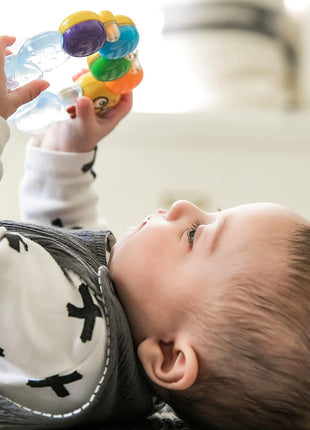 Baby Einstein Teether-Pillar Rattle and Chill Teething Toy, Ages 3 Months +