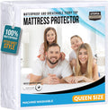Utopia Bedding Waterproof Mattress Protector Queen Size, Premium Terry Mattress Cover 200 GSM, Breathable, Fitted Style with Stretchable Pockets (White)
