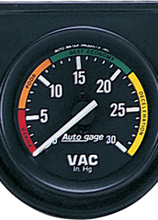AUTO METER 2337 Autogage Vacuum Gauge Panel,2.3125 in.