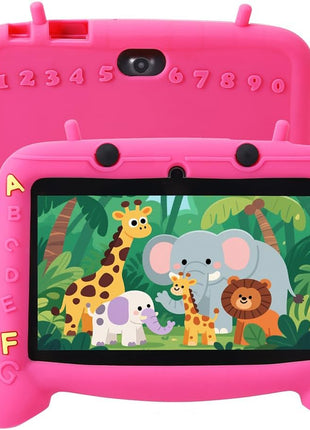MengDash Kids Tablet,Android 11 Tablet for Kids 2-10 3GB RAM+32GB ROM (Red) | kids tablet android 11 3+32rom