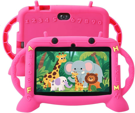 MengDash Kids Tablet,Android 11 Tablet for Kids 2-10 3GB RAM+32GB ROM (Red) | kids tablet android 11 3+32rom