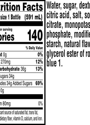 Gatorade Thirst Quencher, Glacier Freeze, 20 Fl Oz (Pack of 8)