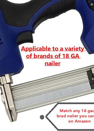 18 Gauge Brad Nails 4 Sizes (2",1-1/2",1-1/4",3/4"),1000-Pack | Assorted Galvanized 18 GA Nail Gun Nails and Small Finishing Nails for Pneumatic, Electric Brad Nailer