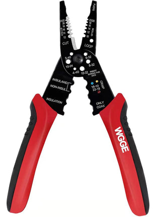 WGGE WG-015 Professional 8-inch Wire Stripper/wire crimping tool, Wire Cutter, Wire Crimper, Cable Stripper, Wiring Tools and Multi-Function Hand Tool