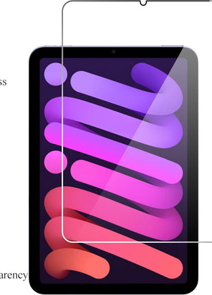 Ailun Screen Protector for iPad Mini 7 & 6, 2 Pack, 8.3 Inch, Case Friendly | Mini 7 A17 Pro 7th Gen 2024, Mini 6th Gen 2021 Release, Tempered Glass, 2.5D Edge