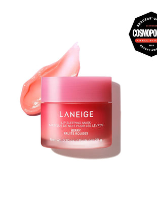 LANEIGE Lip Sleeping Mask: Korean Overnight Treatment For Dry Lips | Hydrating & Nourishing Overnight Lip Treatment Mask with Vitamin C, Shea & Murumuru Seed Butter