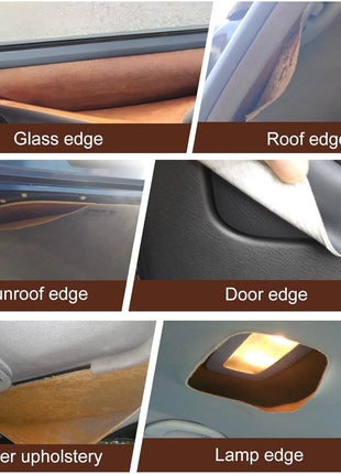 Headliner Repair Glue, Car Headliner Adhesive with Brush, Car Roof Liner Fabric Adhesive, Upholstery Glue for Cars,Headliner Repair Kit, Suitable for Automotive interiors, Fabric, Leather