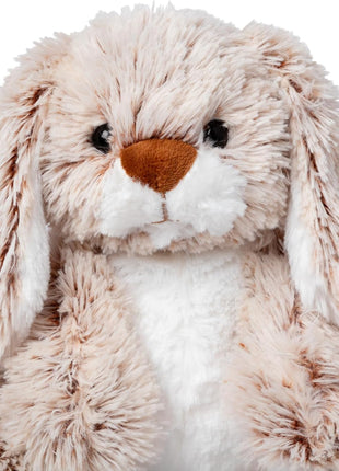 Melissa & Doug Burrow Bunny Stuffed Animal Plushie with Big Feet, Floppy Ears & Fluffy Tail, Adorable Pretend Play Toddler Toys for Girls & Boys 3+
