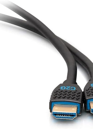 C2G HDMI Cable, 4K, High Speed HDMI Cable, Ethernet, 60Hz, 12 Feet (3.65 Meters), Black, Cables to Go 50185