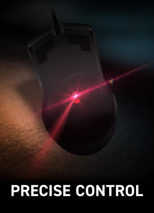 msi Forge GM300 Lightweight Gaming USB RGB Adjustable up to 7200 DPI Desktop Laptop Gaming Mouse,Black