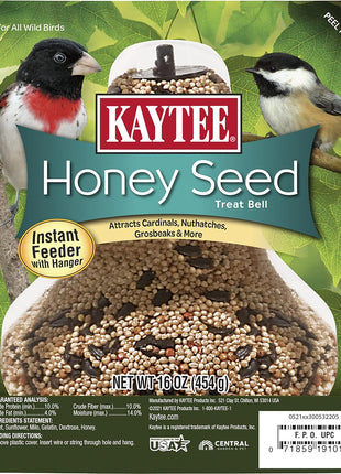 Kaytee Wild Bird Nut & Fruit Seed Treat Bell