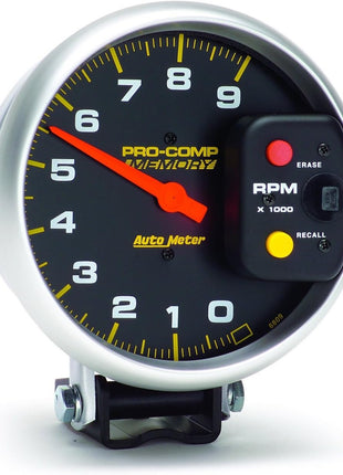 AUTO METER 6809 Pro-Comp Memory Tachometer,5.000 in.