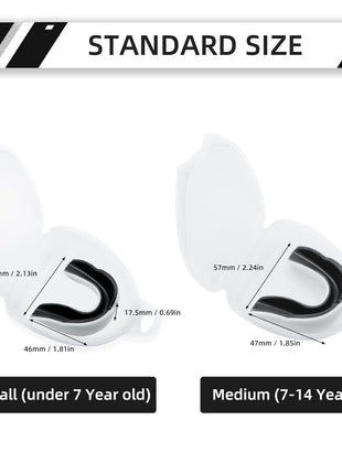 5 Pack Kids Youth Mouth Guard for Sports, Boys Girls Mouth Guard with Case, Child Teen Sports Mouthguard for Football Lacrosse Basketball Boxing Soccer Taekwondo MMA Karate