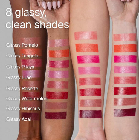 HAUS LABS BY LADY GAGA Color Fuse Lip + Cheek Blush Balm Stick in Glassy Acai & ENTEL Aloe Vera Sheet Masque (BONUS)