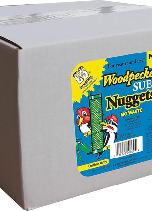 C&S Wild Bird Woodpecker Suet Nuggets Mega Box, 8 Pounds
