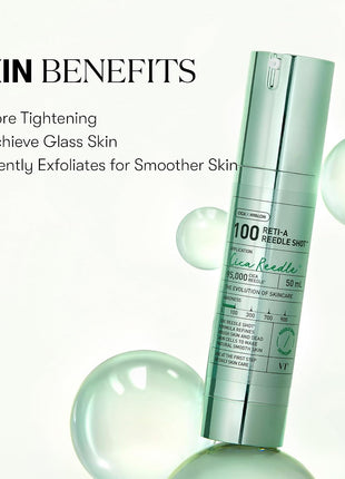 VT COSMETICS Reti-A Reedle Shot 100 Serum, 1.69 fl oz (50ml)