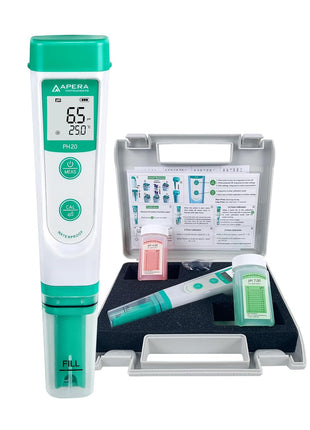 APERA INSTRUMENTS AI209 Value Series PH20 Waterproof pH Tester Kit, ±0.1 pH Accuracy
