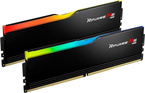 G.SKILL Ripjaws M5 RGB Series DDR5 RAM (Intel XMP 3.0) 48GB (2x24GB) 5200MT/s CL40-40-40-83 1.10V Desktop Computer Memory U-DIMM - Matte Black (F5-5200J4040A24GX2-RM5RK)