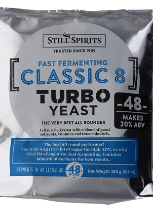 Still Spirits Turbo Classic 8 Yeast (Pack of 5)