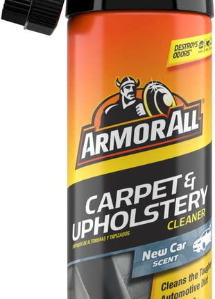 Armor All Carpet and Upholstery Cleaner Spray , Car Upholstery Cleaner for Tough Stains, 22 Fl Oz, 1 Count (Pack of 1)