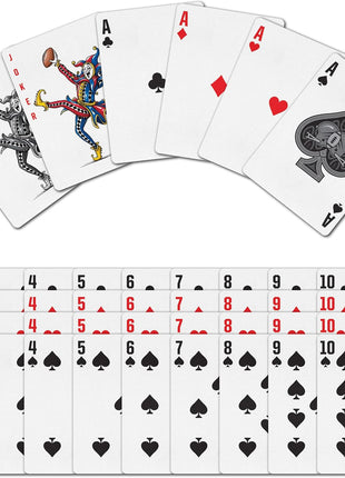 YouTheFan NCAA Officially-Licensed Playing Cards - Original Artwork on All face Cards and Jokers - Team's Official Colors - Quality Linen Texture - Designed in The USA